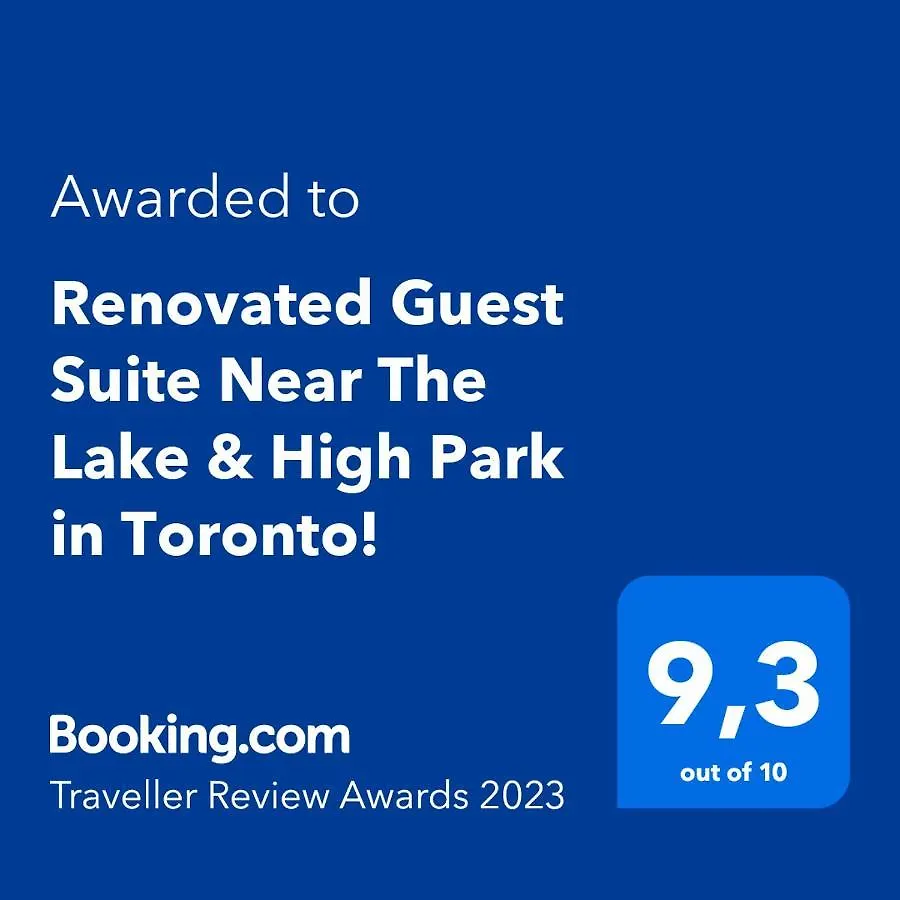 Lägenhet Renovated Guest Suite Near The Lake & High Park In Toronto!